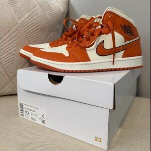NWOT Women's Air Jordan 1 Mid SE 'Sport Spice' Sz 10